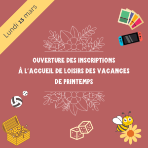 Ouverture des inscriptions à l'accueil de loisirs de la MJC